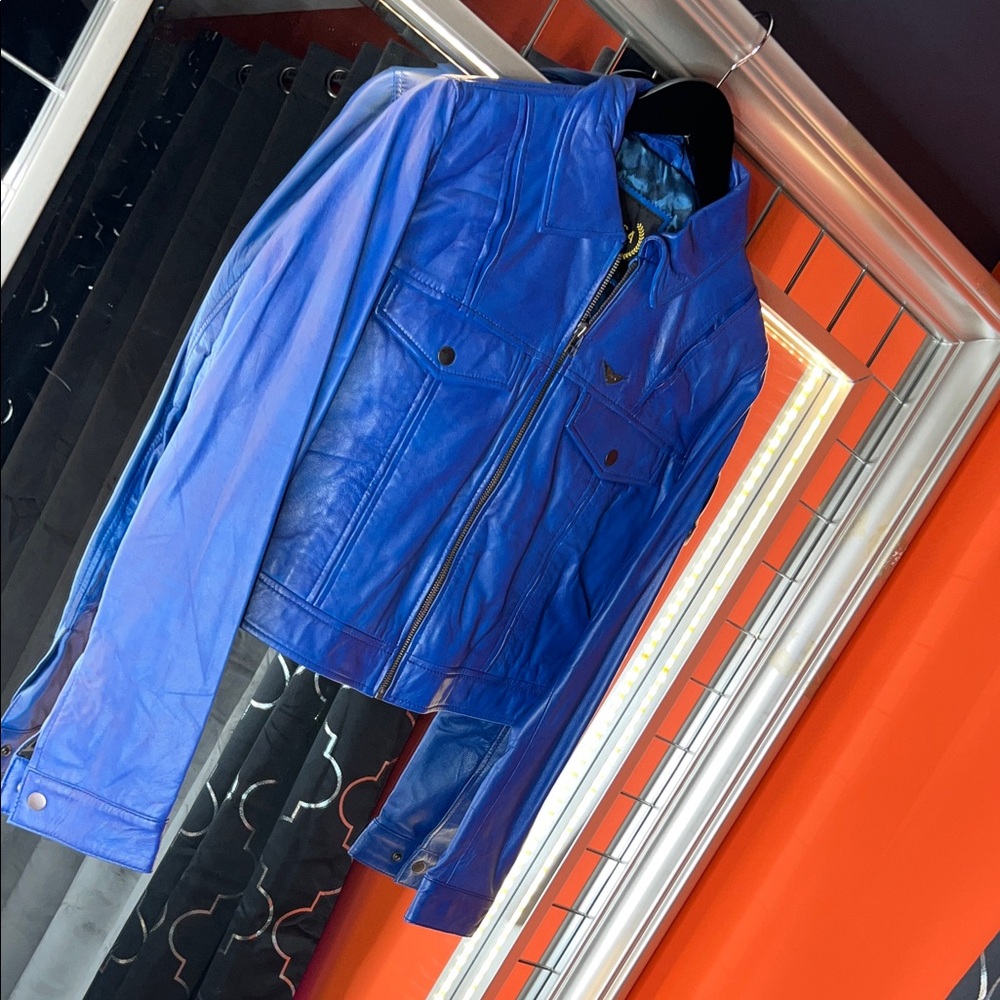 Brand New 2XL Luca Designs "Future Trunks" Premium Real Leather Jacket 🌌⚔️